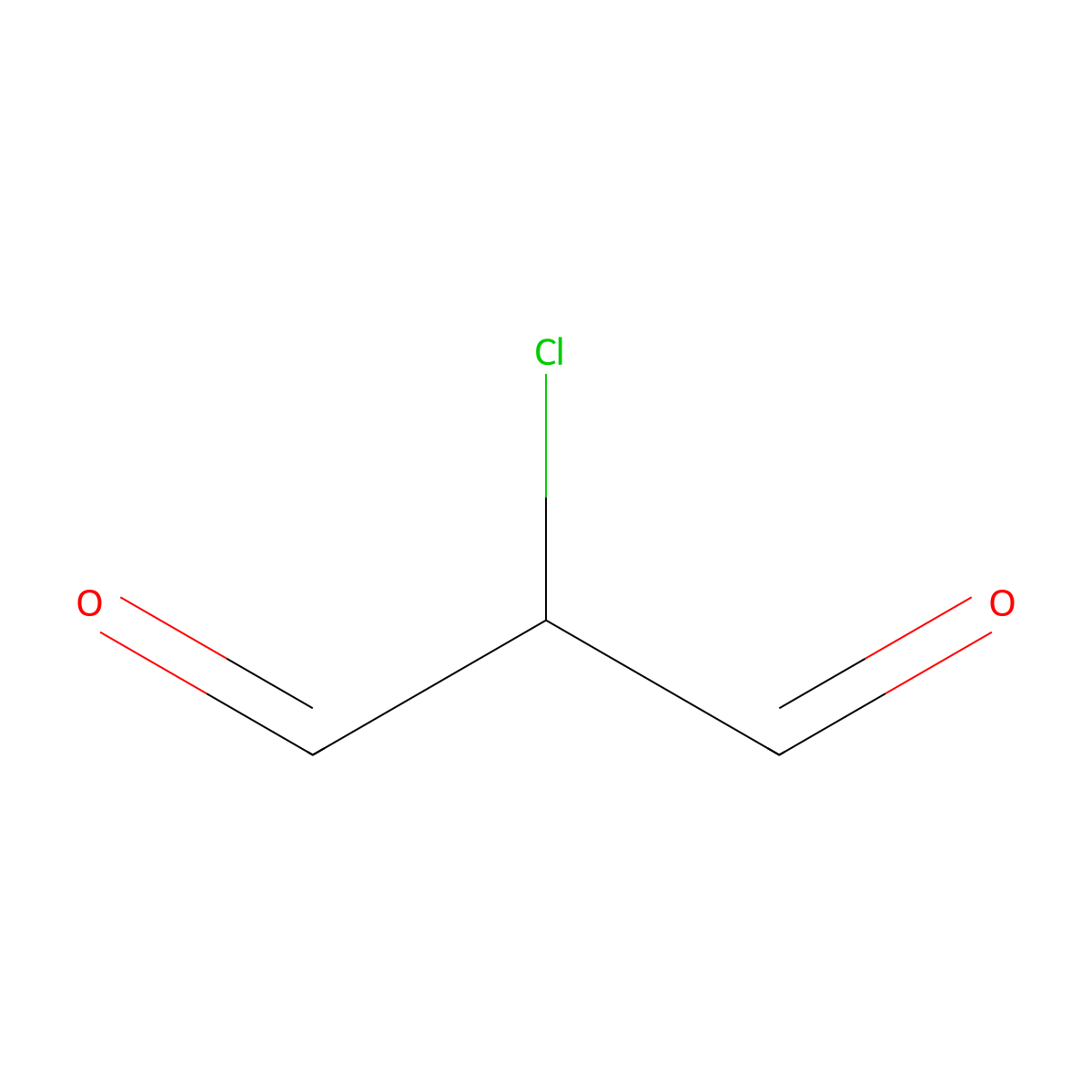 Chloromalonaldehyde molecular structure, CAS 36437-19-1