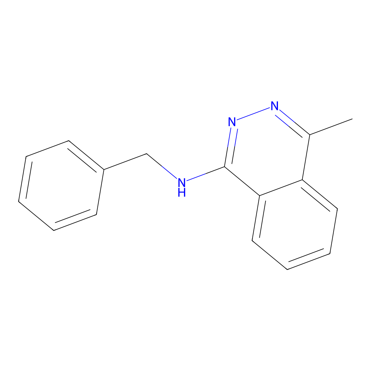 N-benzyl-4-methylphthalazin-1-amine molecular structure, CAS 364383-18-6
