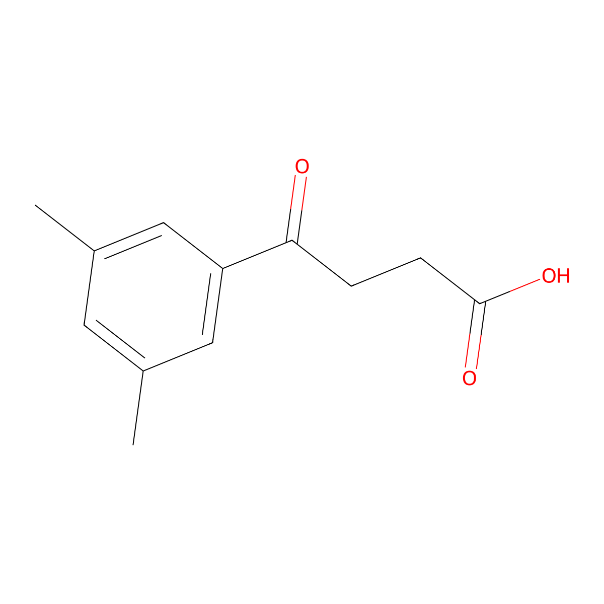 4-(3,5-Dimethylphenyl)-4-oxobutanoic acid molecular structure, CAS 36440-58-1