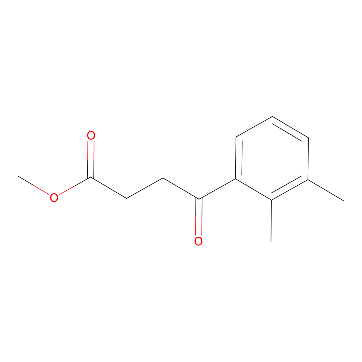 Methyl 4-(2,3-dimethylphenyl)-4-oxobutanoate molecular structure, CAS 36440-59-2
