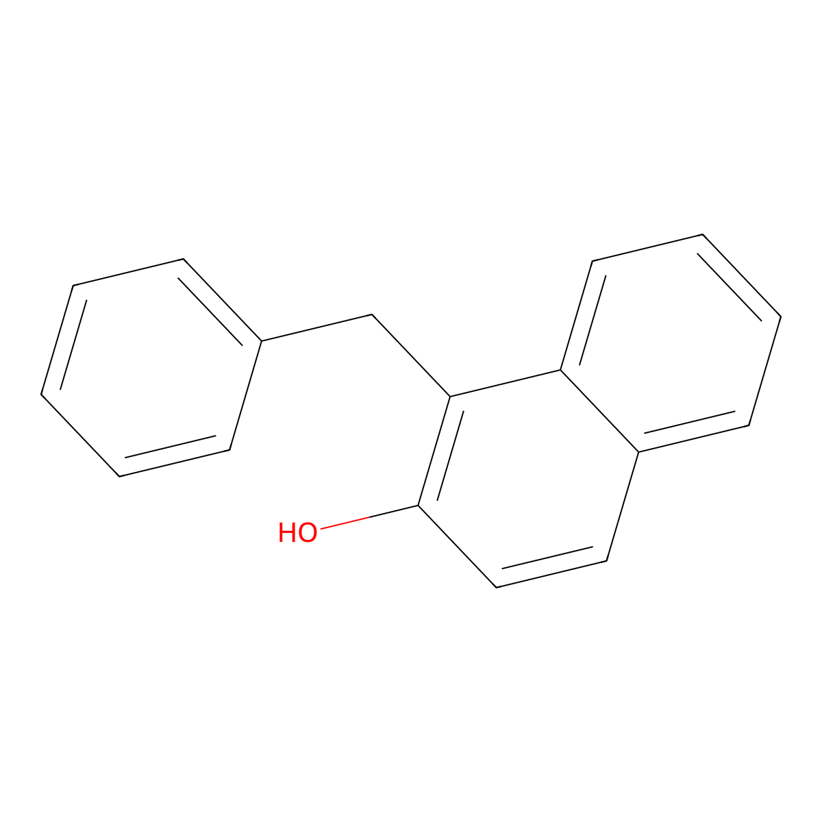 1-Benzyl-2-naphthol molecular structure, CAS 36441-31-3