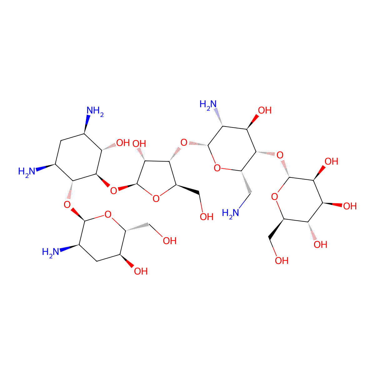 Lividomycin A molecular structure, CAS 36441-41-5