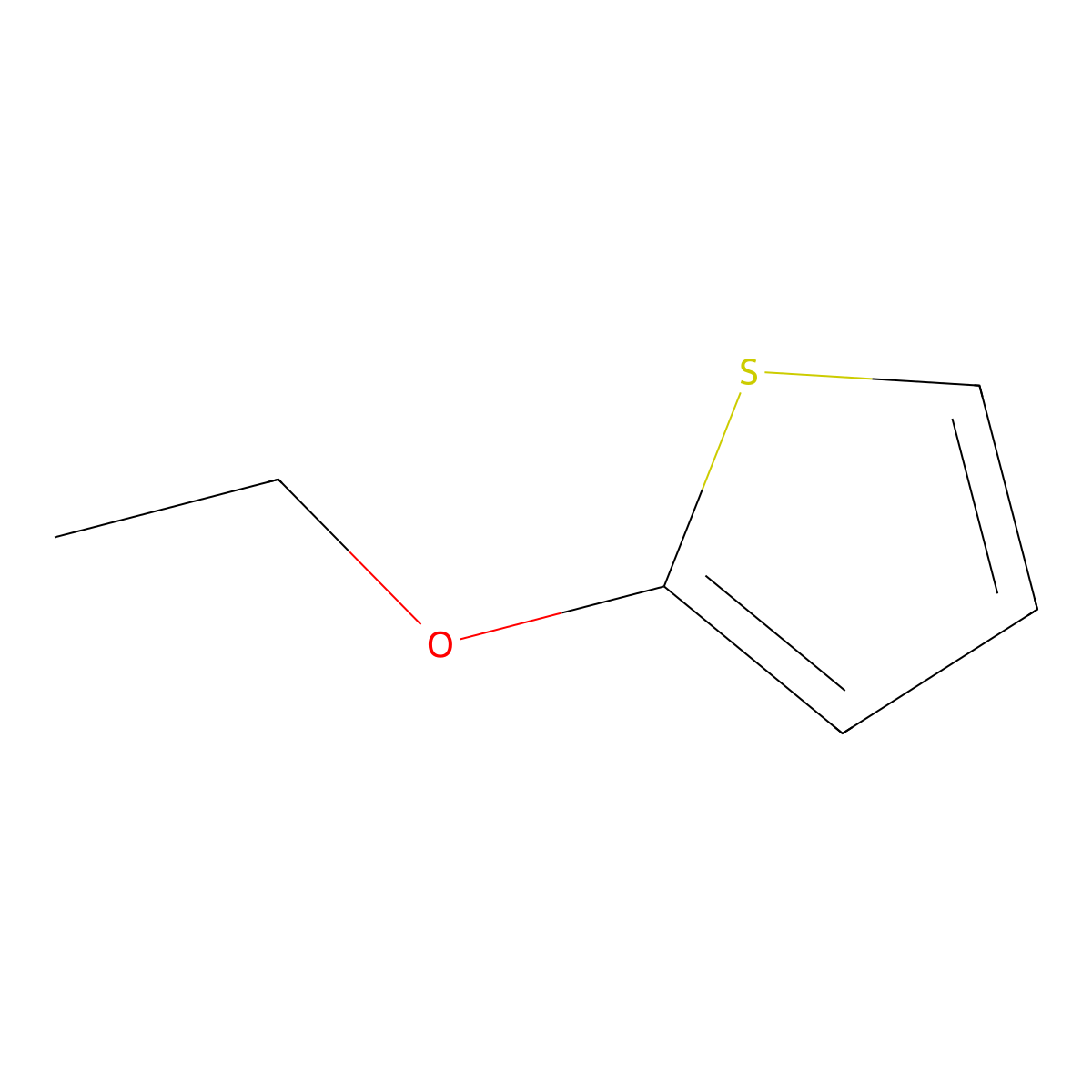 2-Ethoxythiophene molecular structure, CAS 36448-24-5