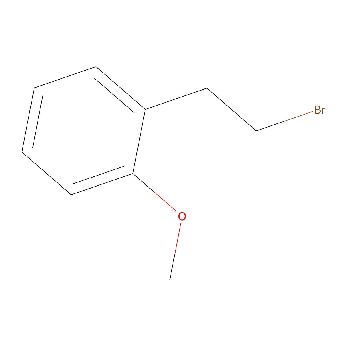 2-Methoxyphenethyl bromide molecular structure, CAS 36449-75-9