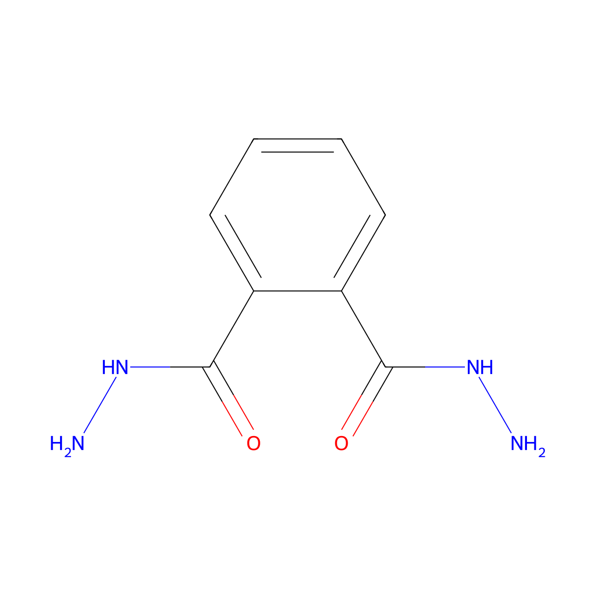 Phthalohydrazide molecular structure, CAS 3645-45-2
