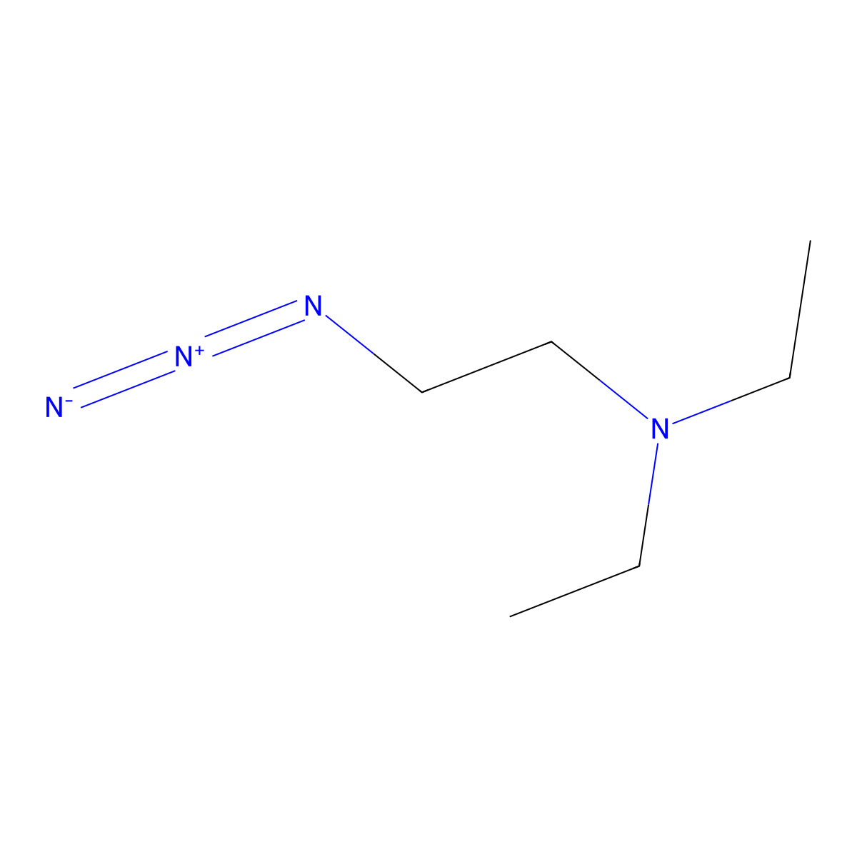 (2-Azidoethyl)diethylamine molecular structure, CAS 364589-22-0