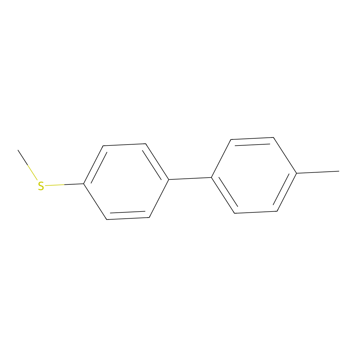4-Methyl-4'-(methylsulfanyl)-1,1'-biphenyl molecular structure, CAS 364590-92-1