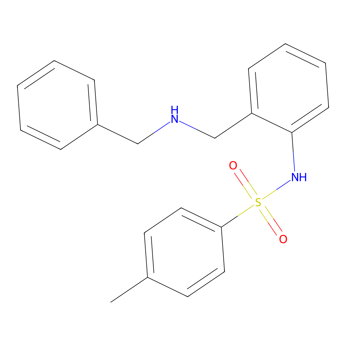 N-{2-[(benzylamino)methyl]phenyl}-4-methylbenzenesulfonamide molecular structure, CAS 364595-19-7