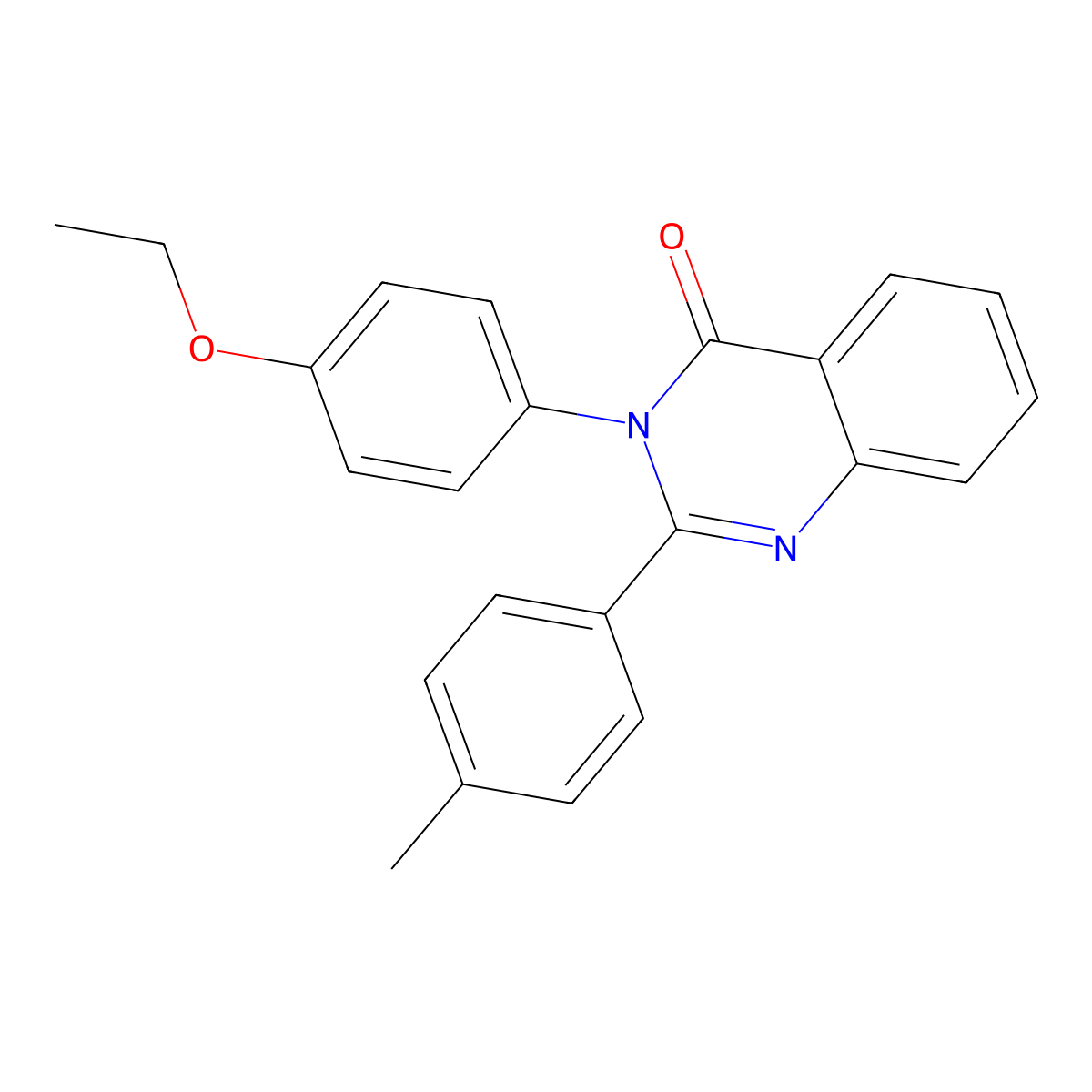 3-(4-Ethoxyphenyl)-2-(4-methylphenyl)quinazolin-4-one molecular structure, CAS 364597-15-9