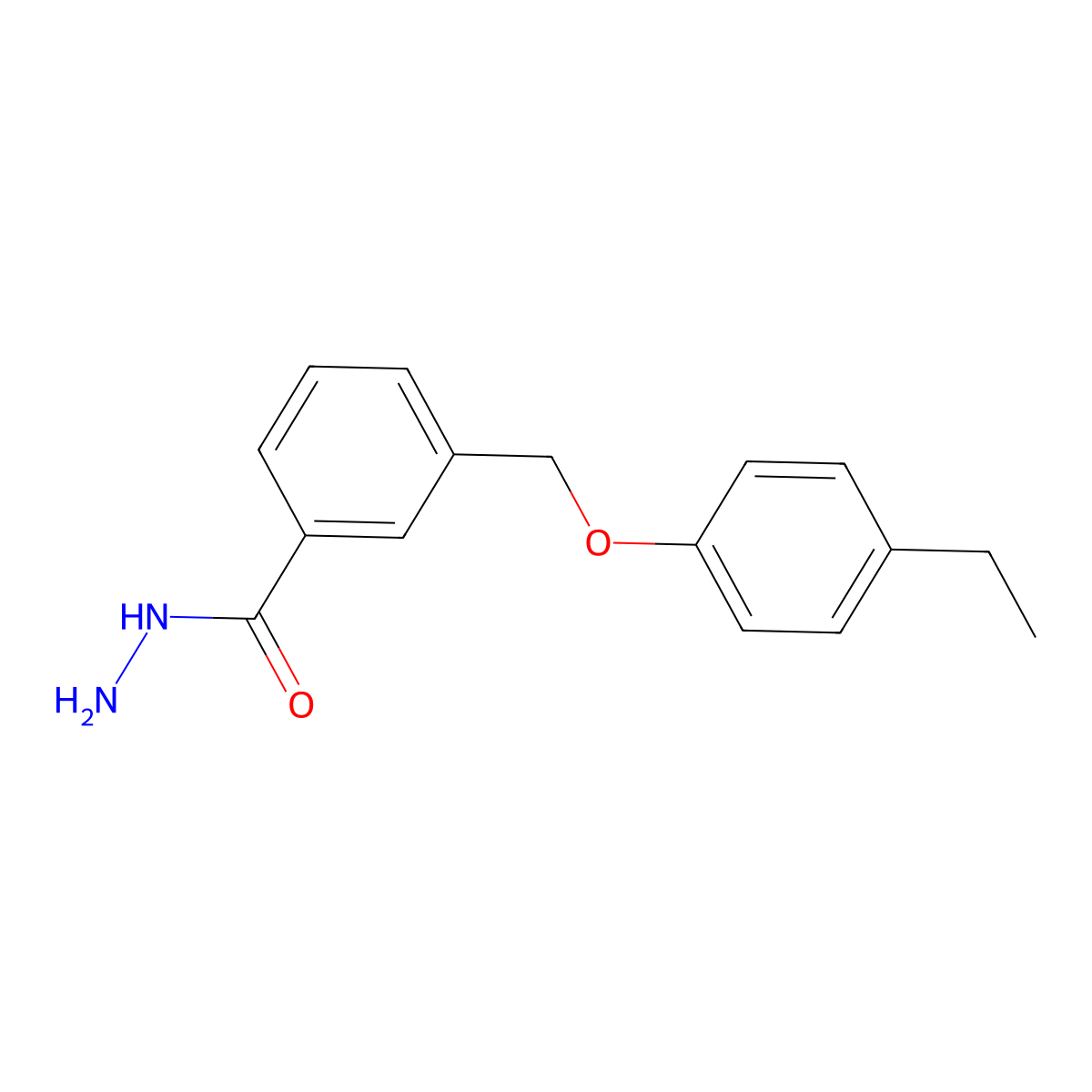 3-[(4-Ethylphenoxy)methyl]benzohydrazide molecular structure, CAS 364614-92-6