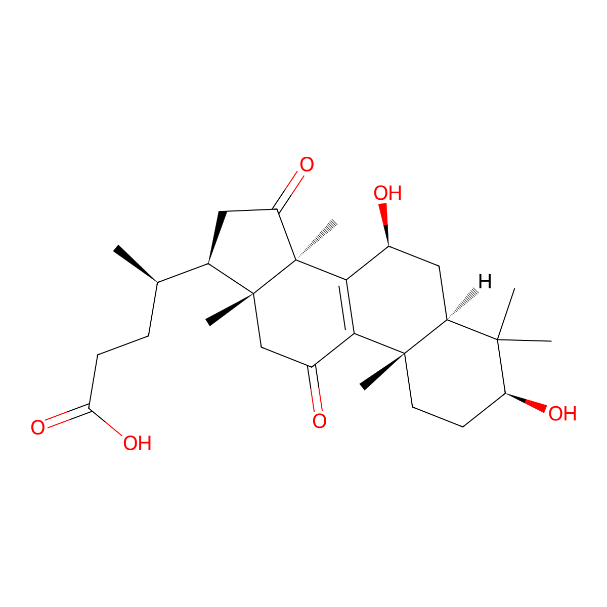 Lucidenic Acid N molecular structure, CAS 364622-33-3