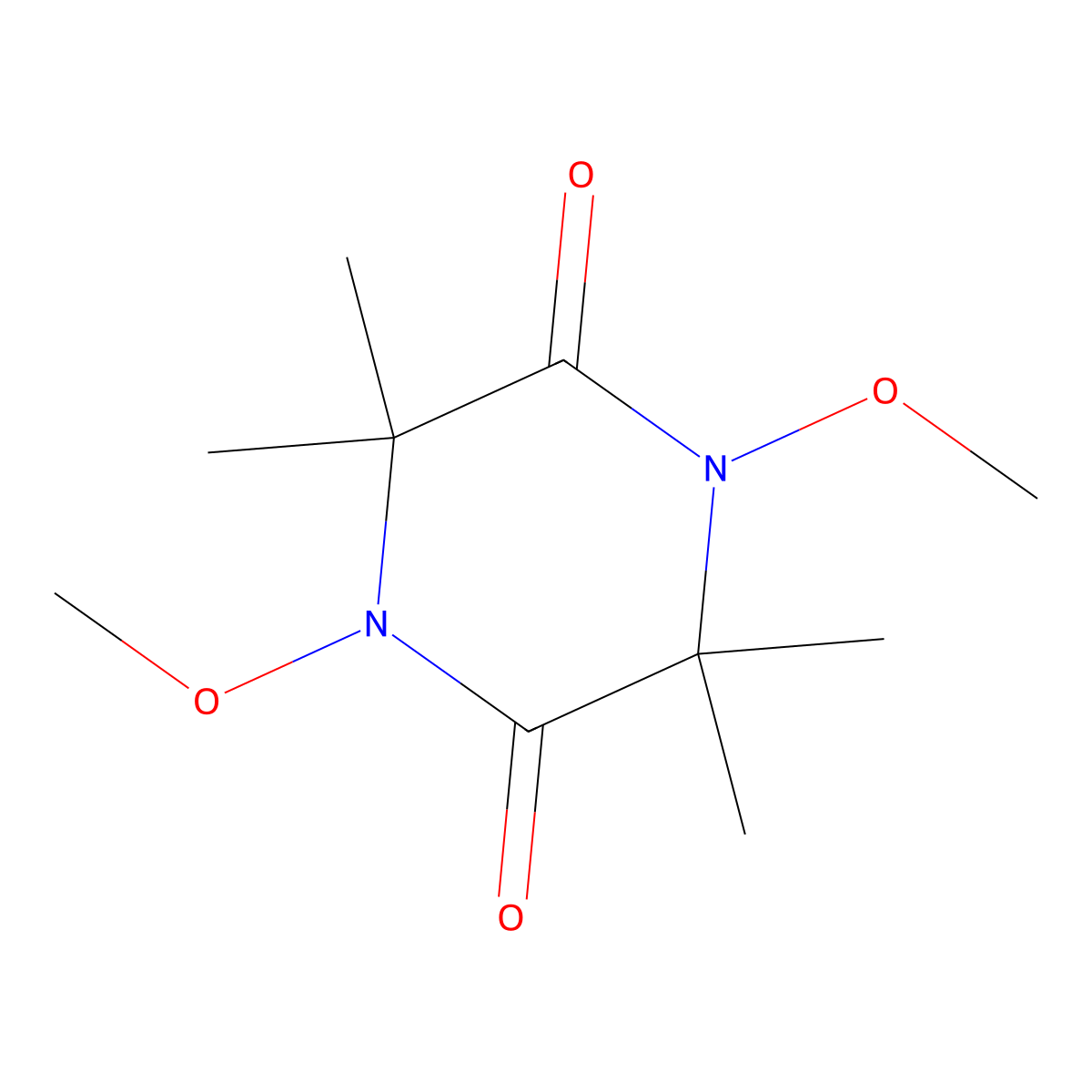 1,4-Dimethoxy-3,3,6,6-tetramethylpiperazine-2,5-dione molecular structure, CAS 364628-53-5