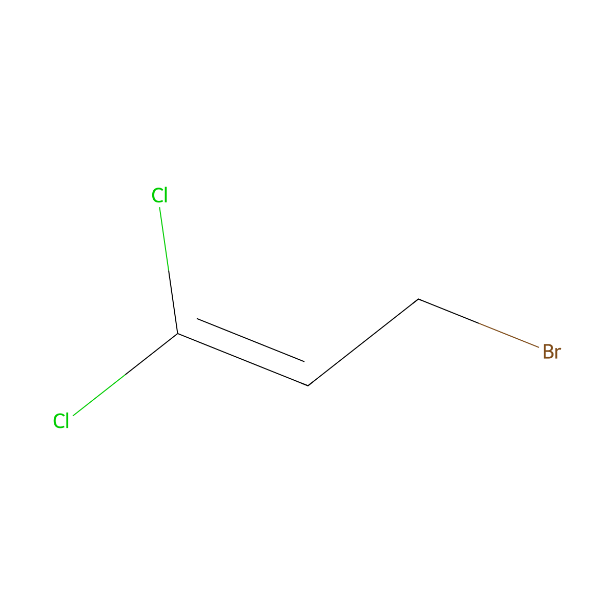 3-Bromo-1,1-dichloroprop-1-ene molecular structure, CAS 36469-73-5