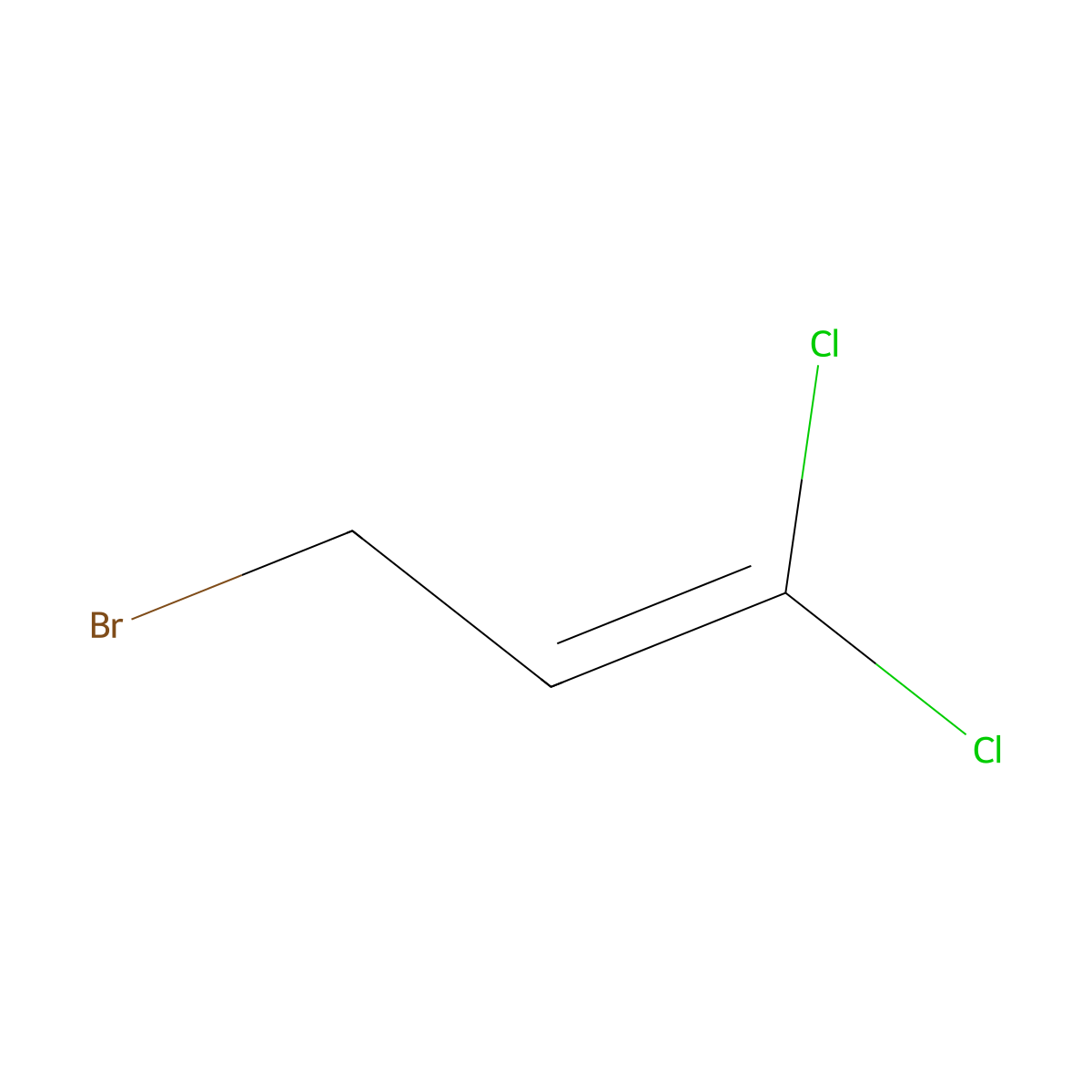 3-Bromo-1,1-dichloroprop-1-ene molecular structure, CAS 36469-73-5