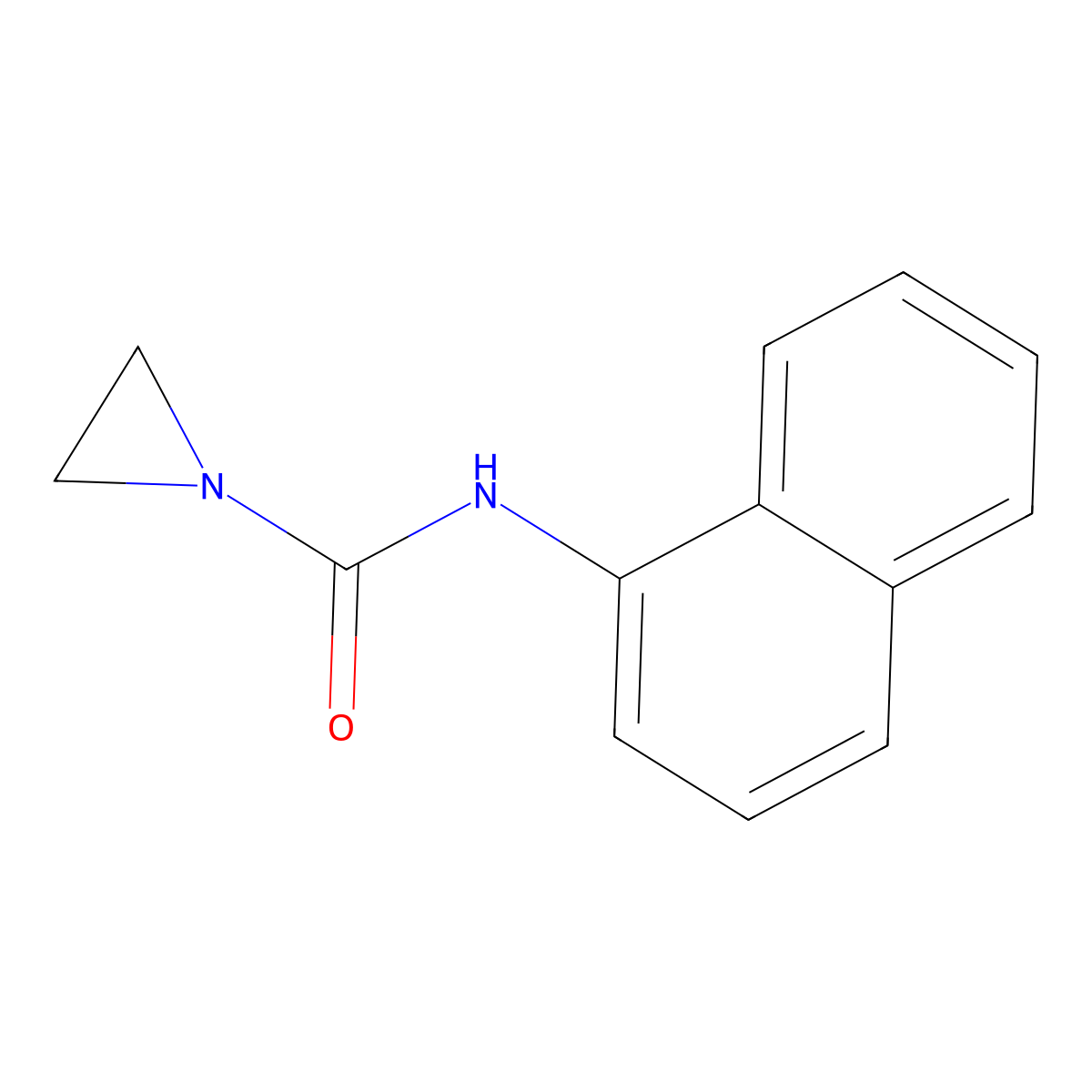 N-(1-Naphthyl)-1-azirinecarboxamide molecular structure, CAS 3647-23-2