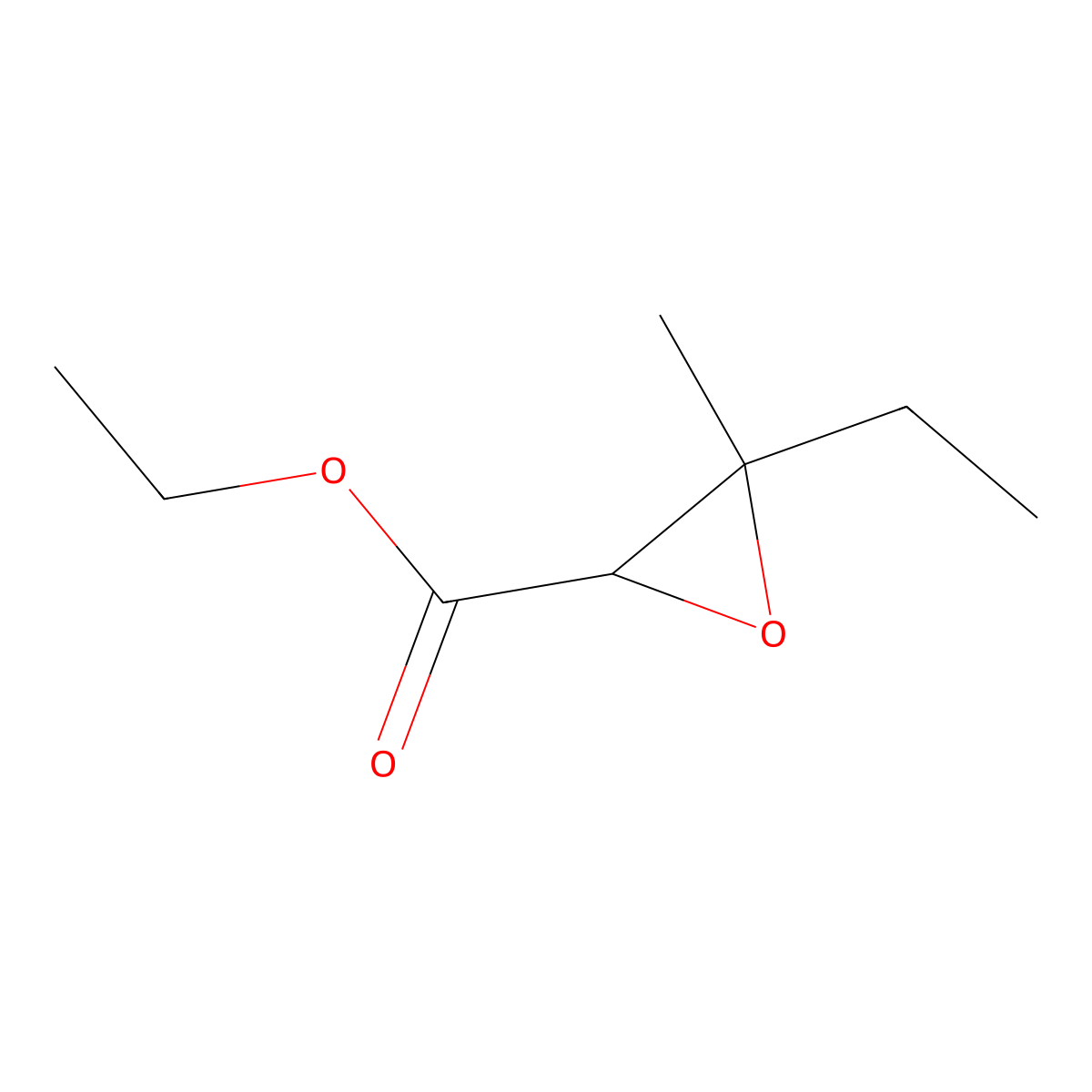 ethyl 2,3-anhydro-4,5-dideoxy-3-C-methylpentonate molecular structure, CAS 3647-33-4