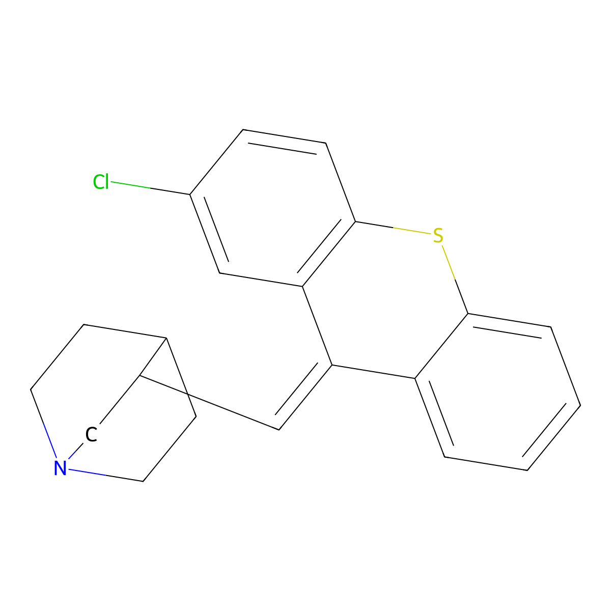 Nuclotixene molecular structure, CAS 36471-39-3