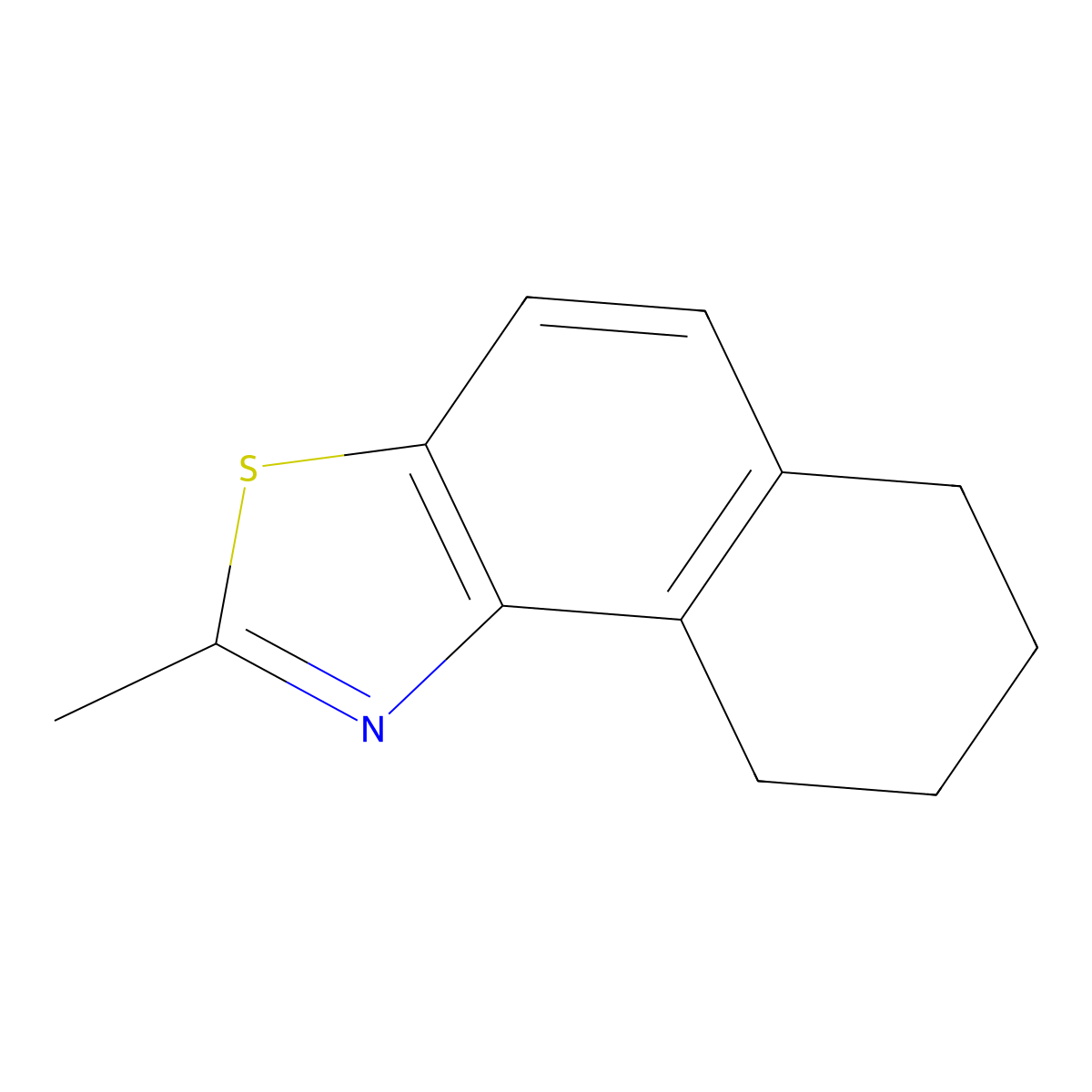 2-Methyl-6,7,8,9-tetrahydronaphtho[1,2-d][1,3]thiazole molecular structure, CAS 364745-77-7