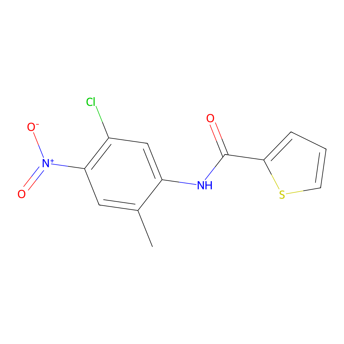 N-(5-chloro-2-methyl-4-nitrophenyl)thiophene-2-carboxamide molecular structure, CAS 364745-94-8