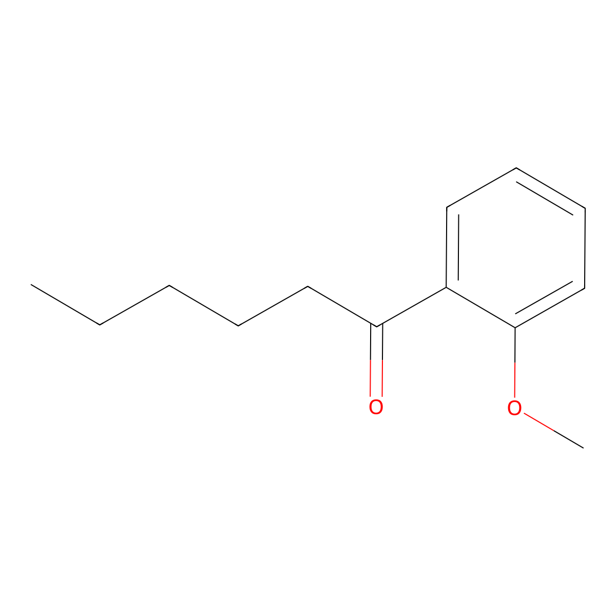 1-(2-Methoxyphenyl)hexan-1-one molecular structure, CAS 364760-94-1