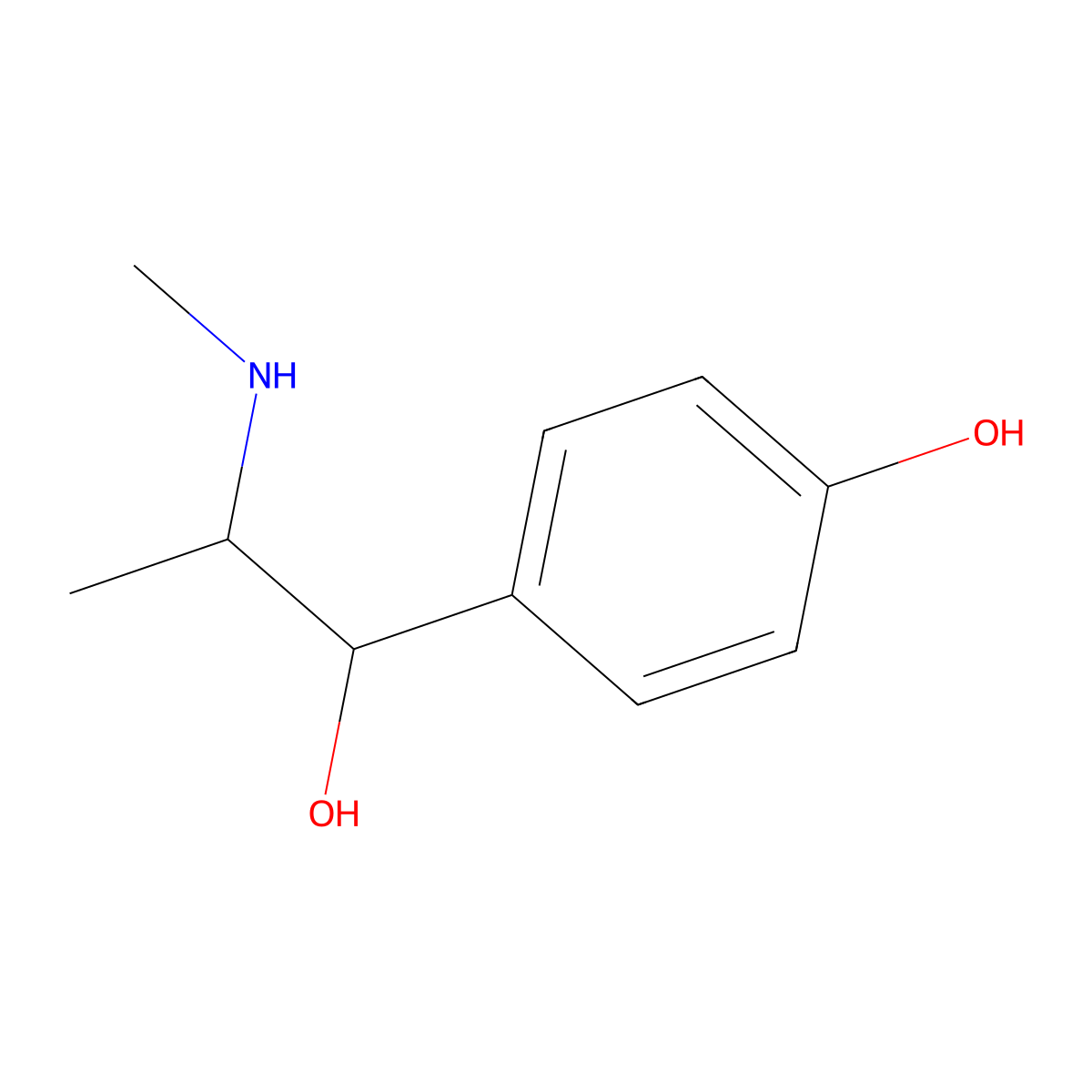 Oxilofrine molecular structure, CAS 365-26-4