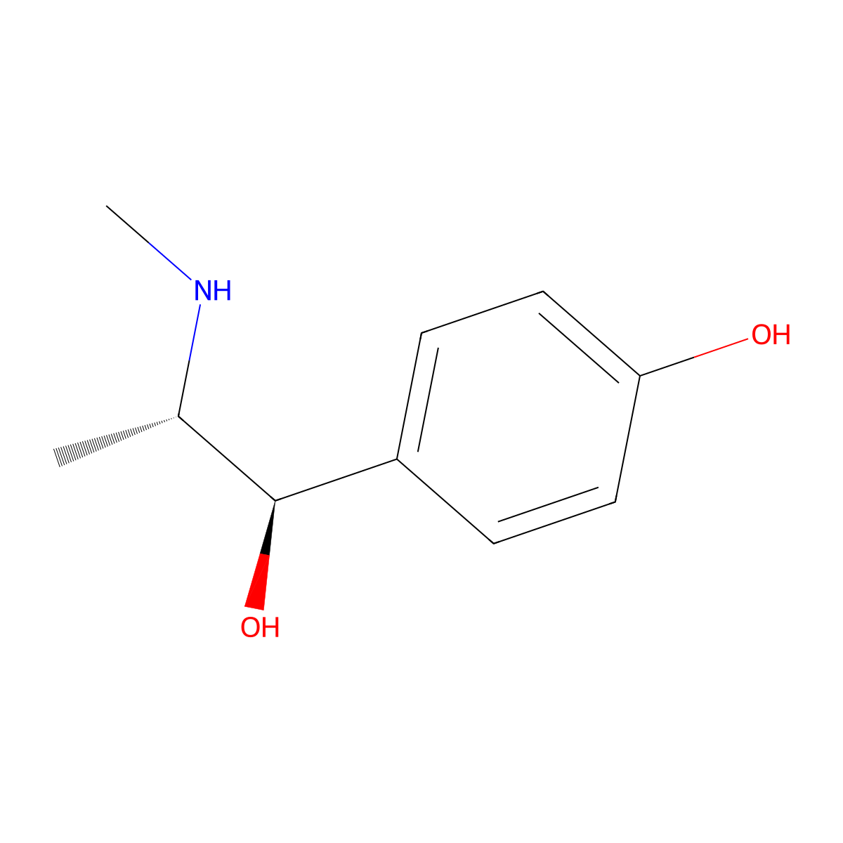Oxilofrine molecular structure, CAS 365-26-4