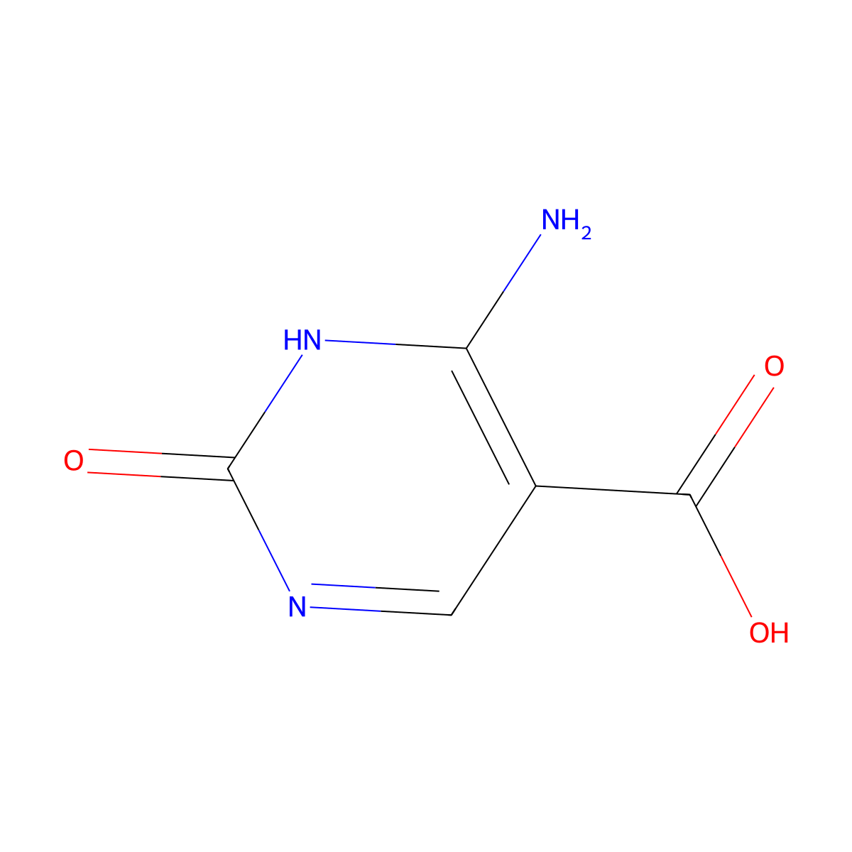 5-Carboxycytosine molecular structure, CAS 3650-93-9