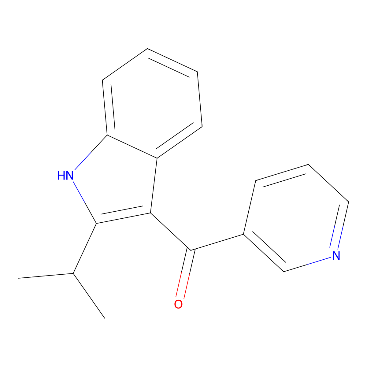 Nictindole molecular structure, CAS 36504-64-0