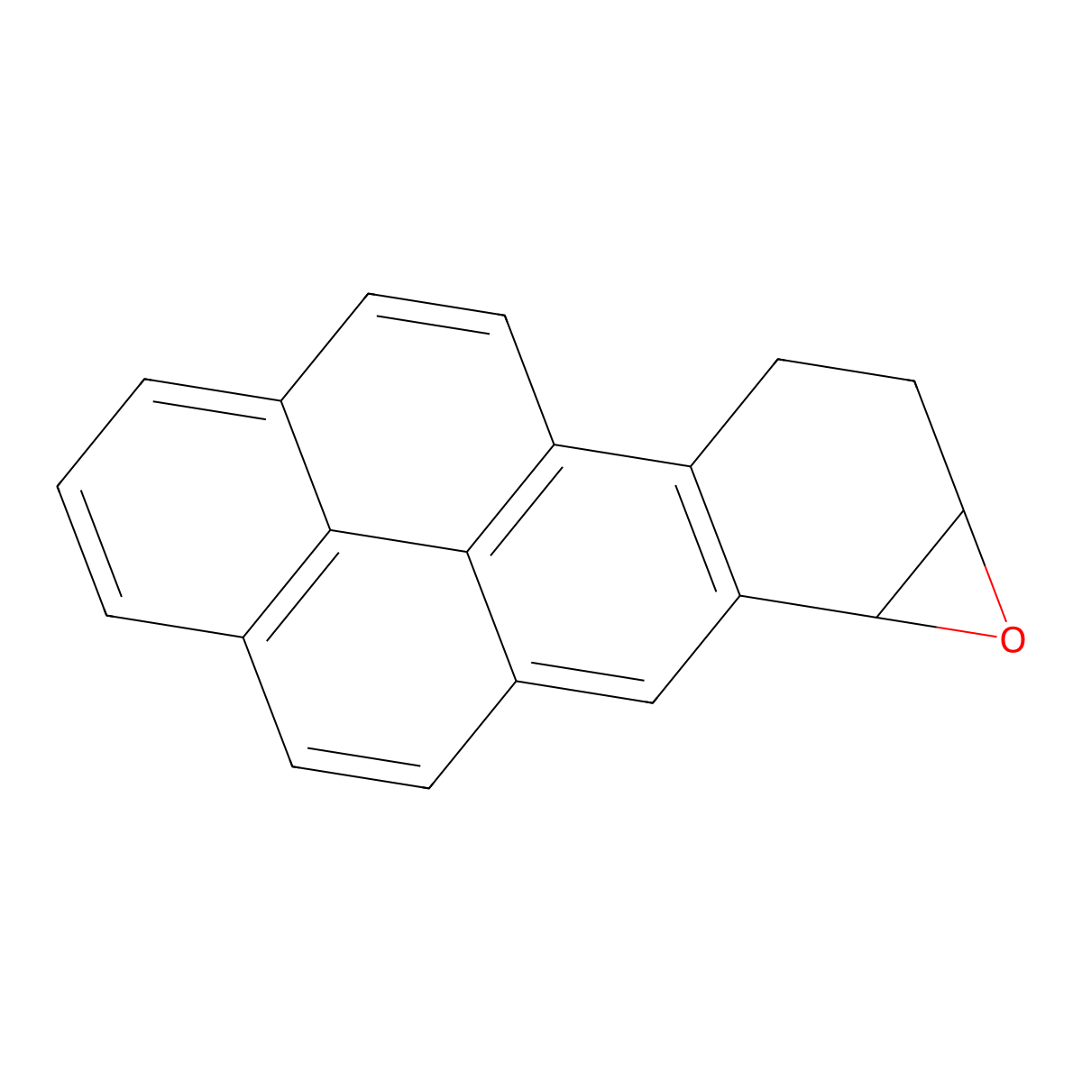 7,8-Epoxy-7,8,9,10-tetrahydrobenzo(a)pyrene molecular structure, CAS 36504-67-3