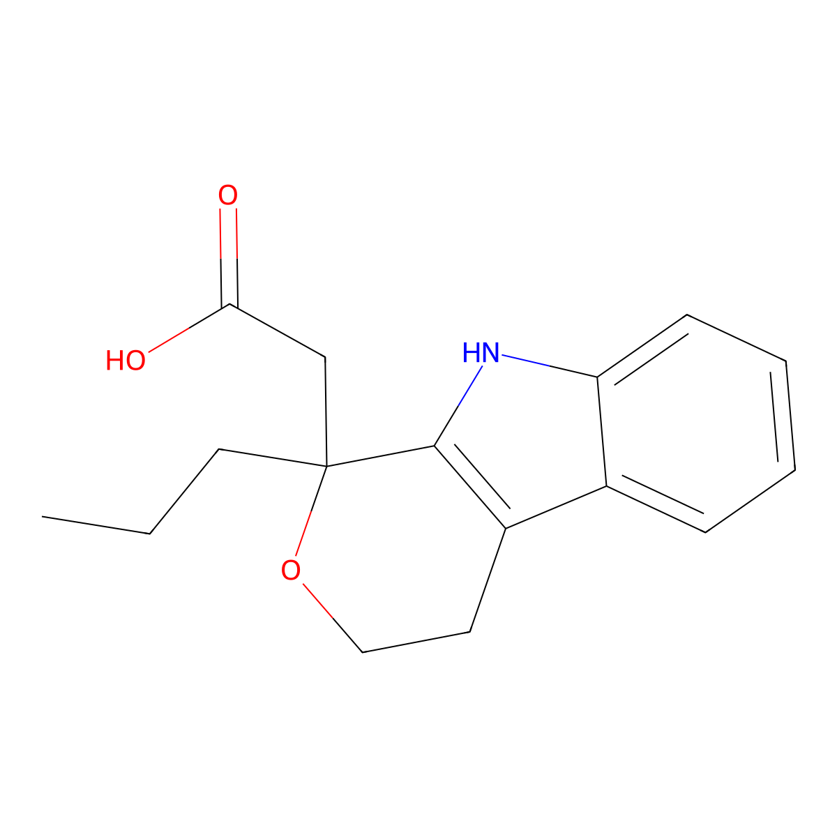 Prodolic Acid molecular structure, CAS 36505-82-5
