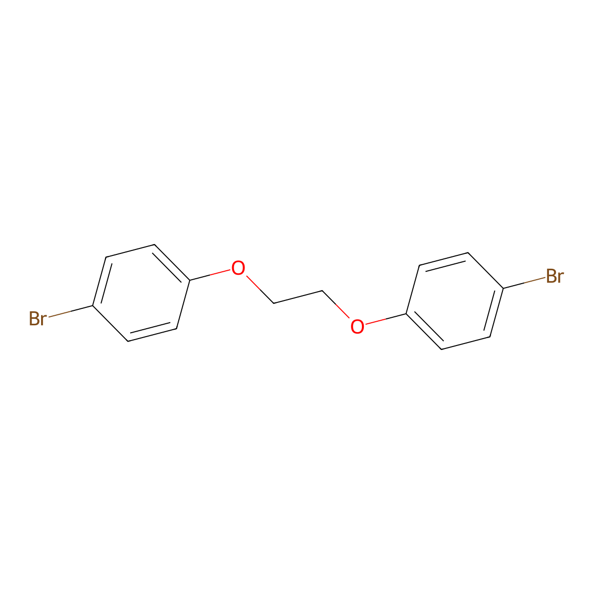 1,2-Bis(4-bromophenoxy)ethane molecular structure, CAS 36506-46-4