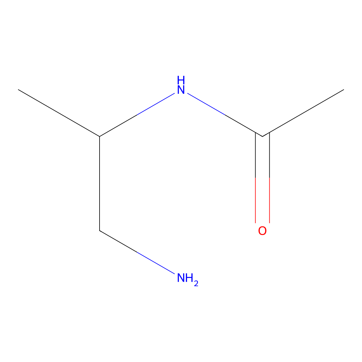 N-(2-Amino-1-methylethyl)acetamide molecular structure, CAS 36506-51-1