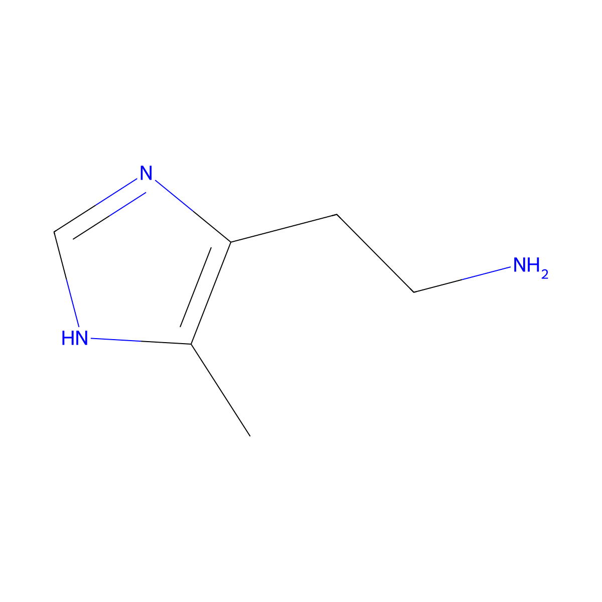 4-Methylhistamine molecular structure, CAS 36507-31-0