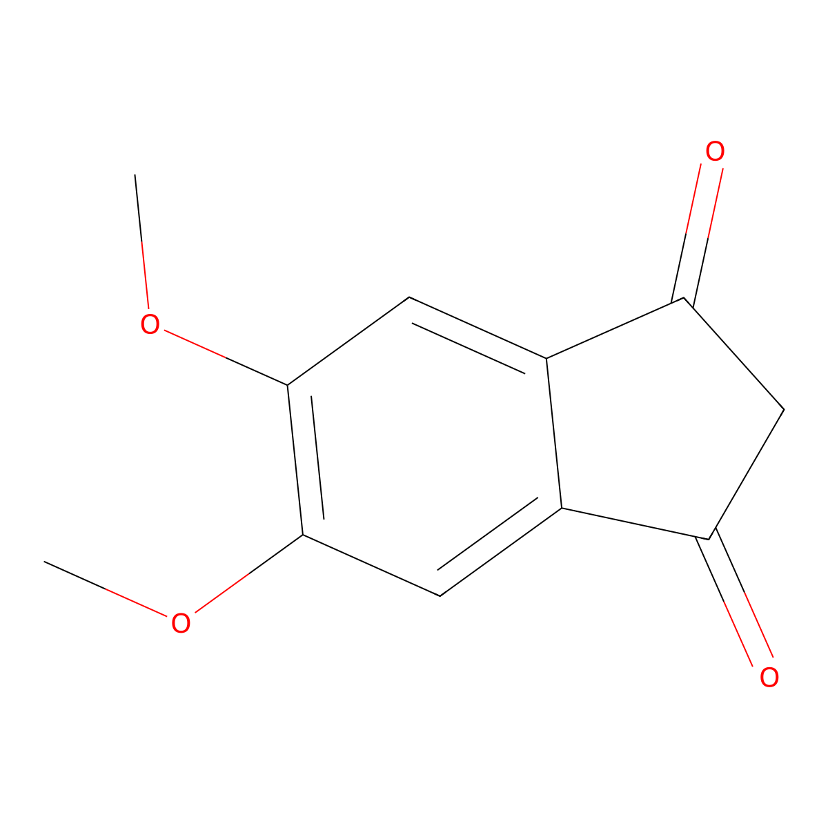 5,6-Dimethoxy-1H-indene-1,3(2H)-dione molecular structure, CAS 36517-91-6
