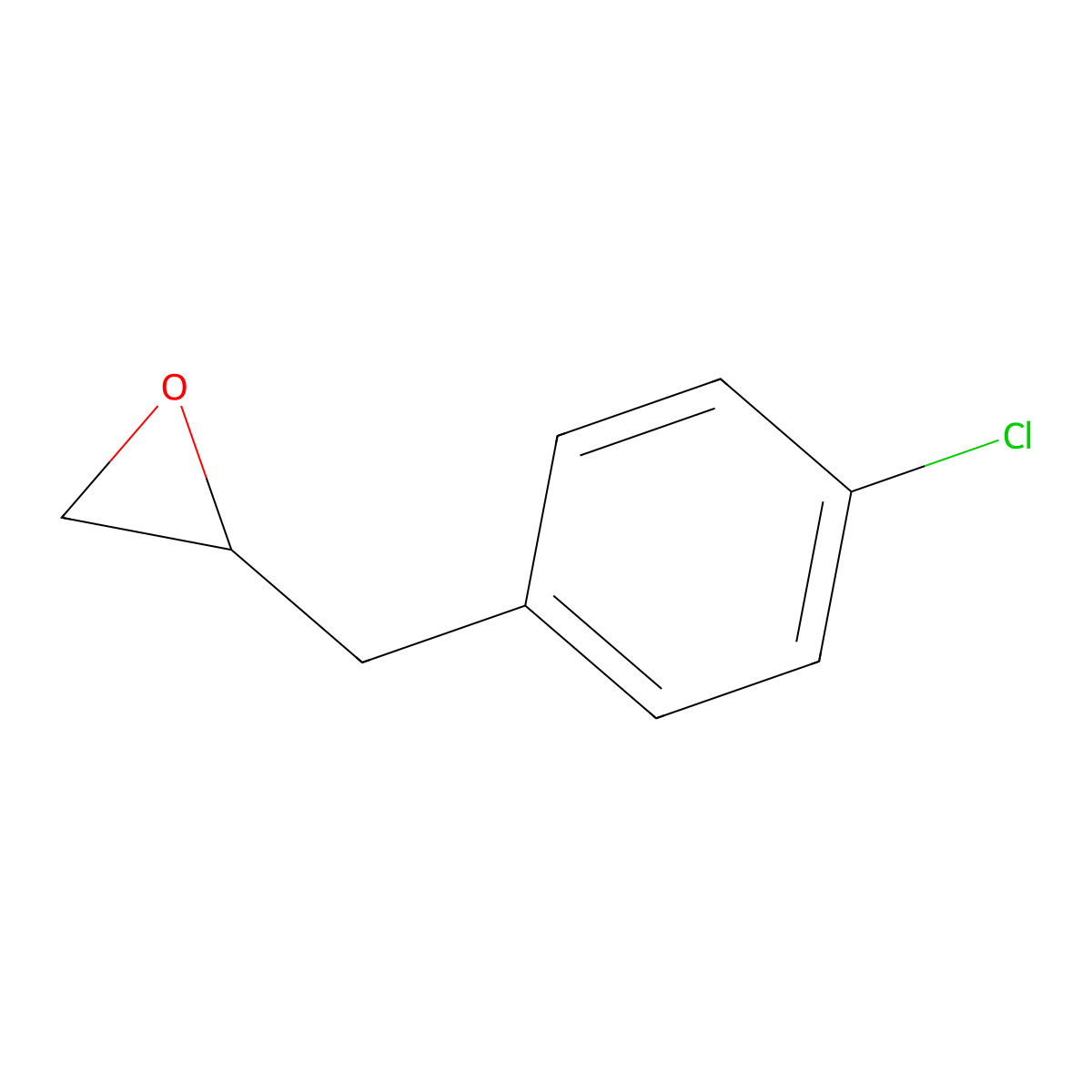 Oxirane, 2-((4-chlorophenyl)methyl)- molecular structure, CAS 36519-91-2