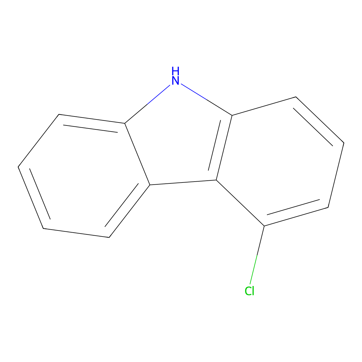 4-chloro-9H-carbazole molecular structure, CAS 3652-88-8