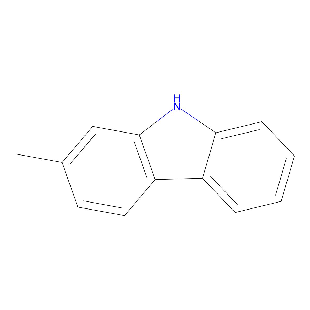 2-Methylcarbazole molecular structure, CAS 3652-91-3