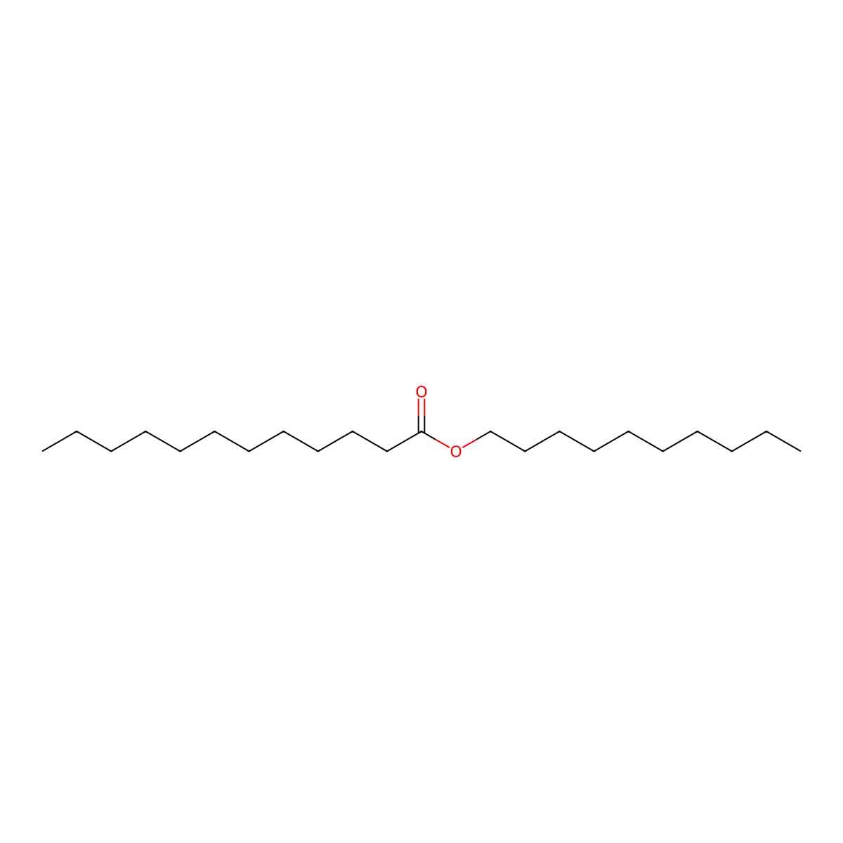 Decyl Laurate molecular structure, CAS 36528-28-6