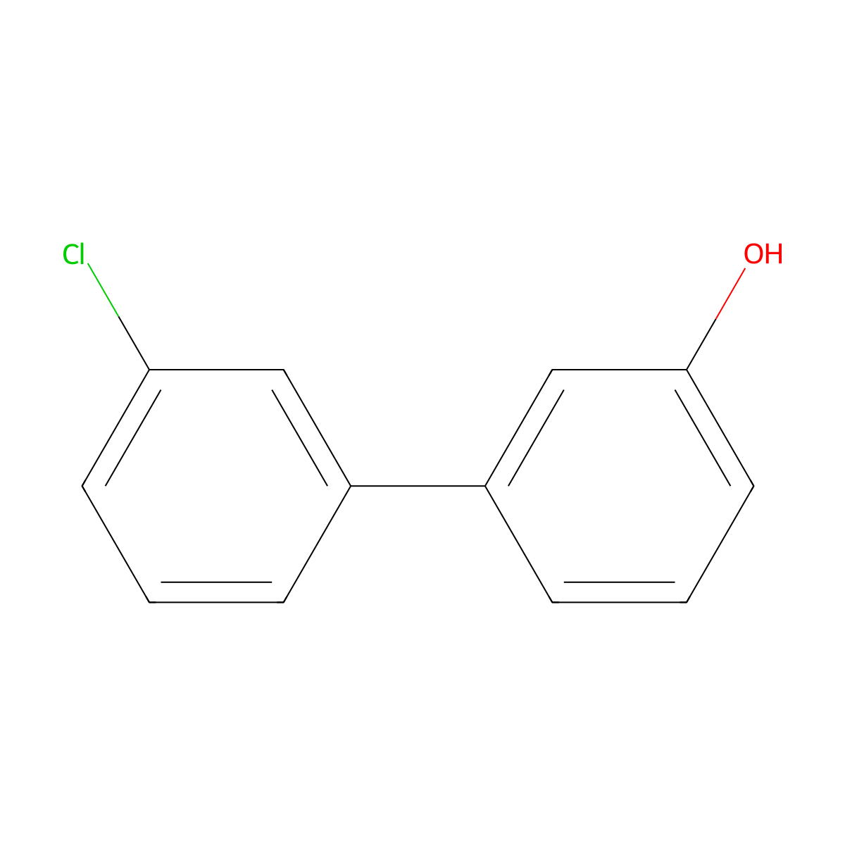 3-(3-Chlorophenyl)phenol molecular structure, CAS 365426-91-1