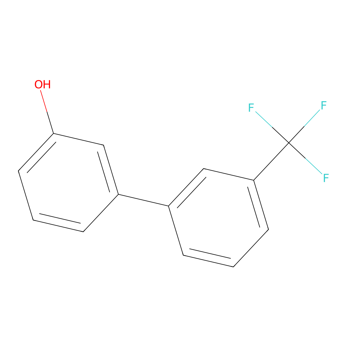 3-(3-Trifluoromethylphenyl)phenol molecular structure, CAS 365426-92-2