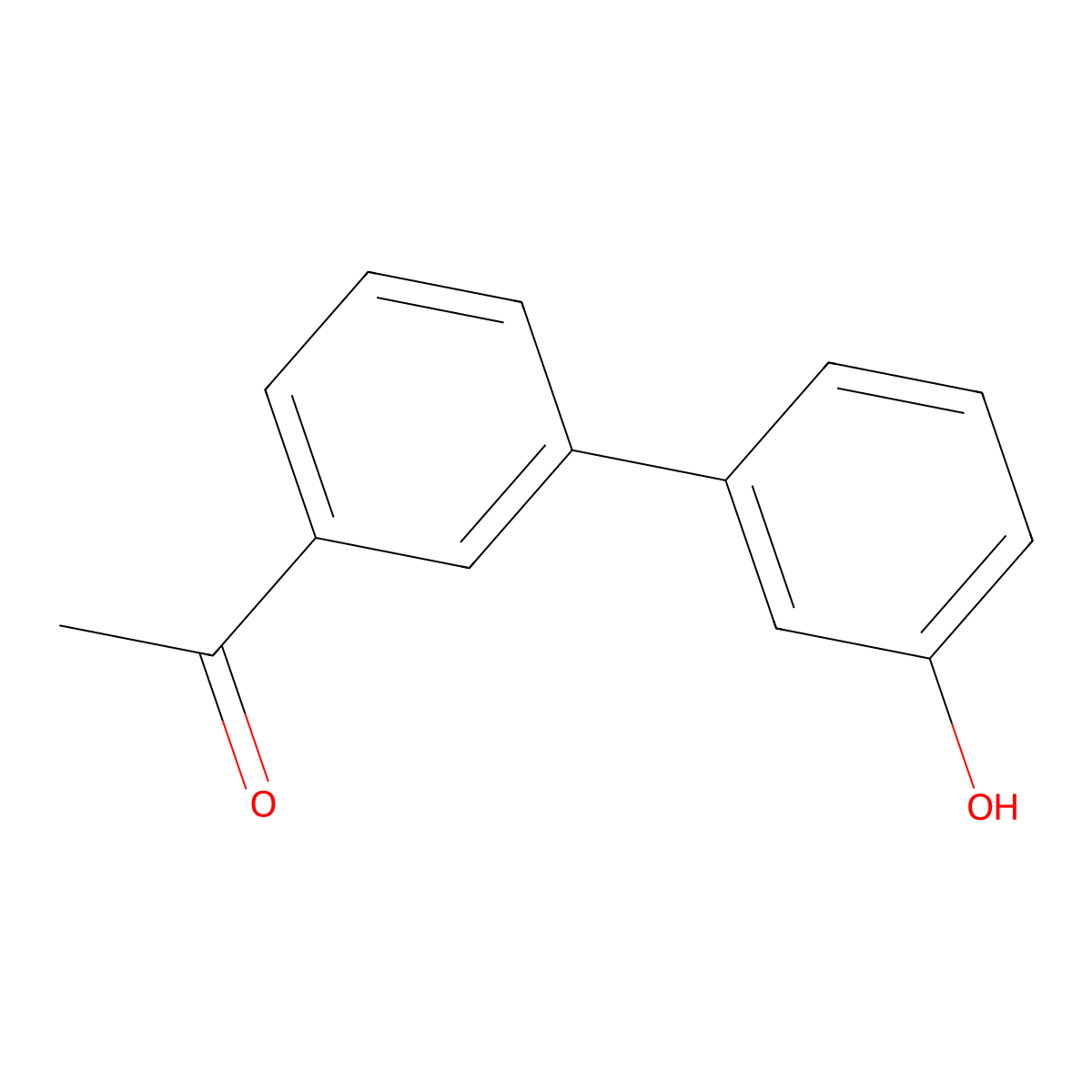 3-(3-Acetylphenyl)phenol molecular structure, CAS 365427-02-7