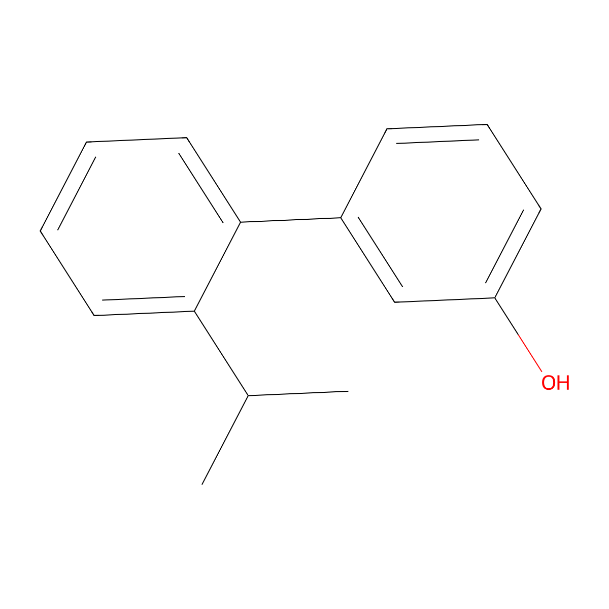 2'-Isopropyl-[1,1'-biphenyl]-3-ol molecular structure, CAS 365427-03-8