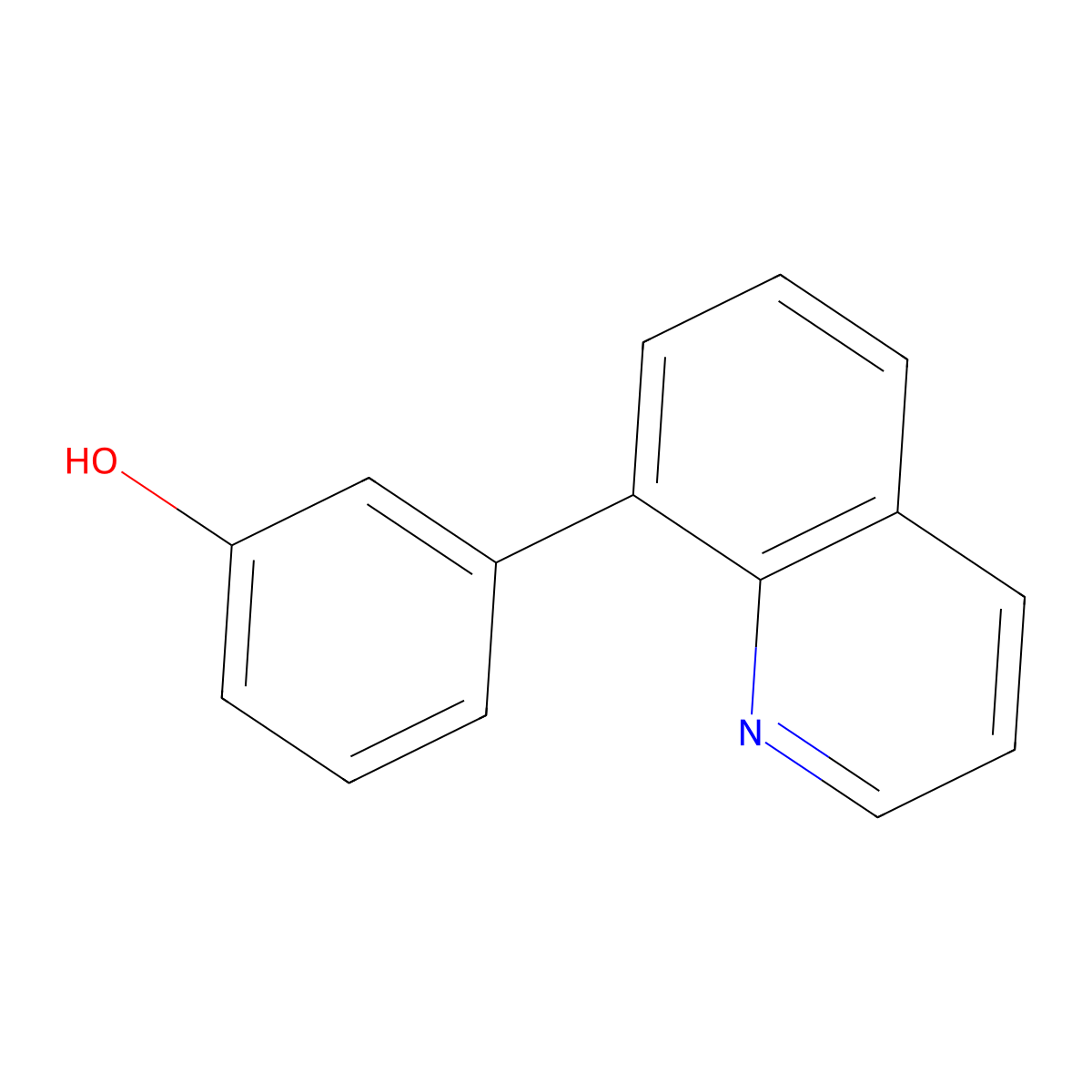 3-(Quinolin-8-yl)phenol molecular structure, CAS 365427-05-0