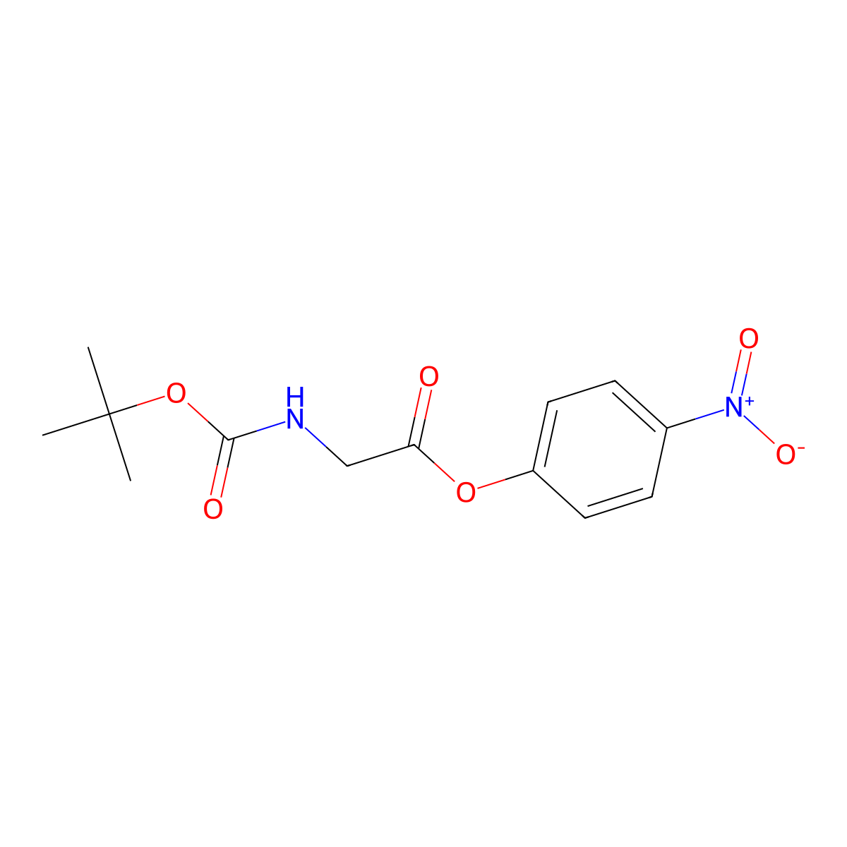Boc-Gly-ONp molecular structure, CAS 3655-05-8