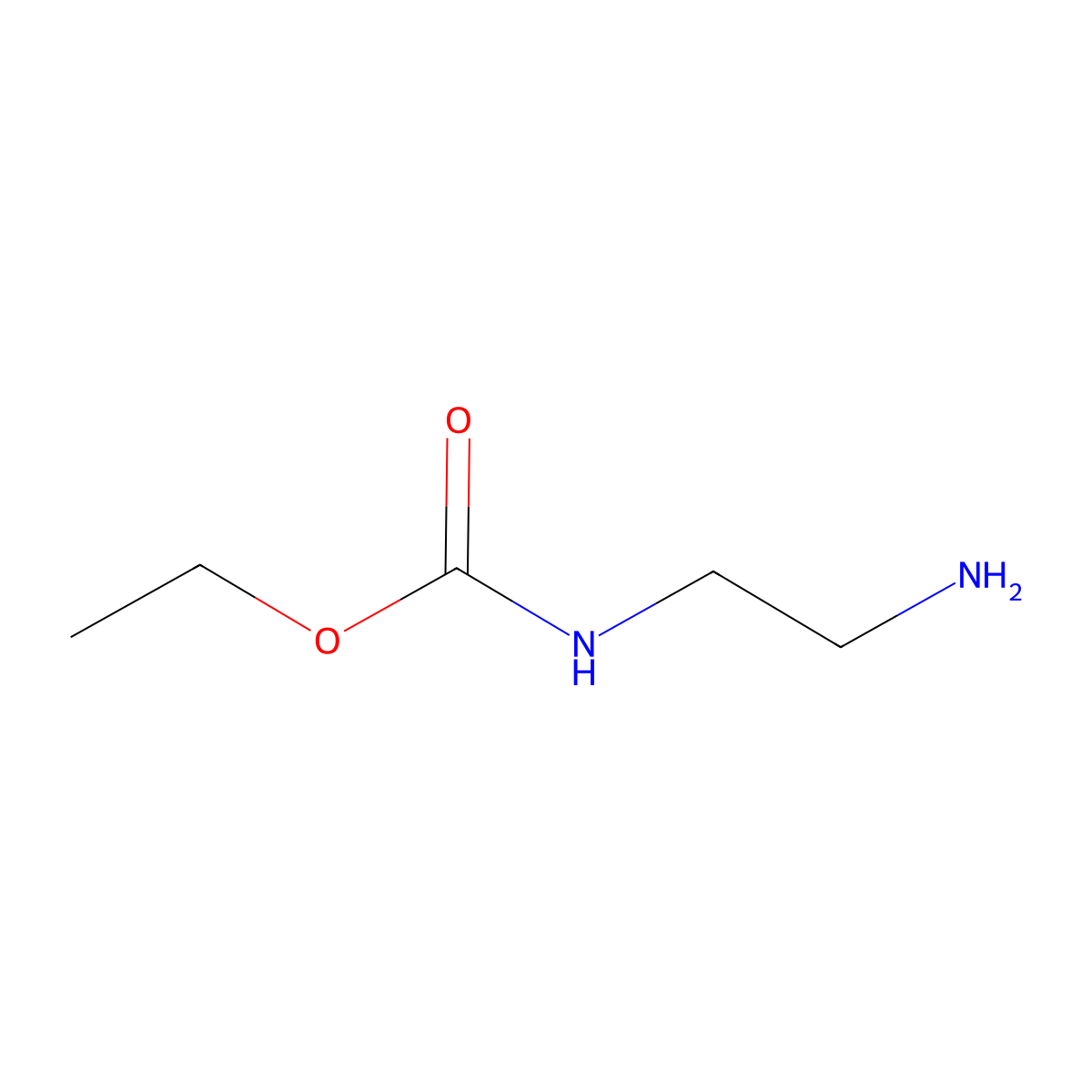 Ethyl N-(2-aminoethyl)carbamate molecular structure, CAS 36553-29-4