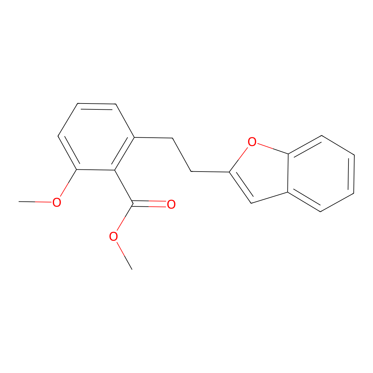 2-(2-Benzofuran-2-yl-ethyl)-6-methoxy-benzoic acid methyl ester molecular structure, CAS 365542-80-9