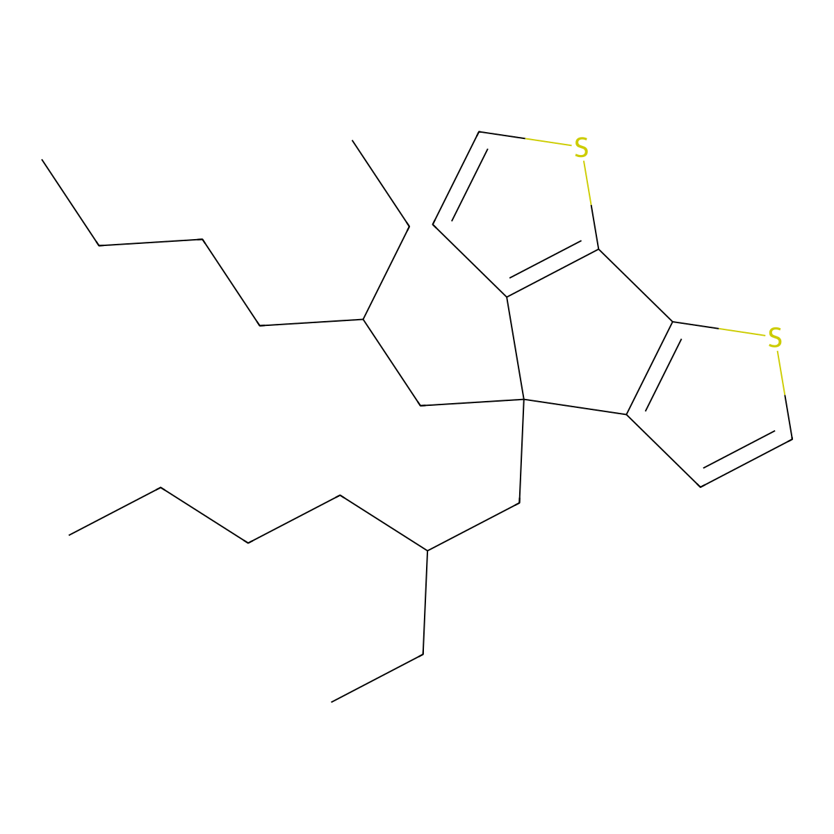 4,4-Bis(2-ethylhexyl)-4H-cyclopenta[1,2-b:5,4-b']dithiophene molecular structure, CAS 365547-20-2