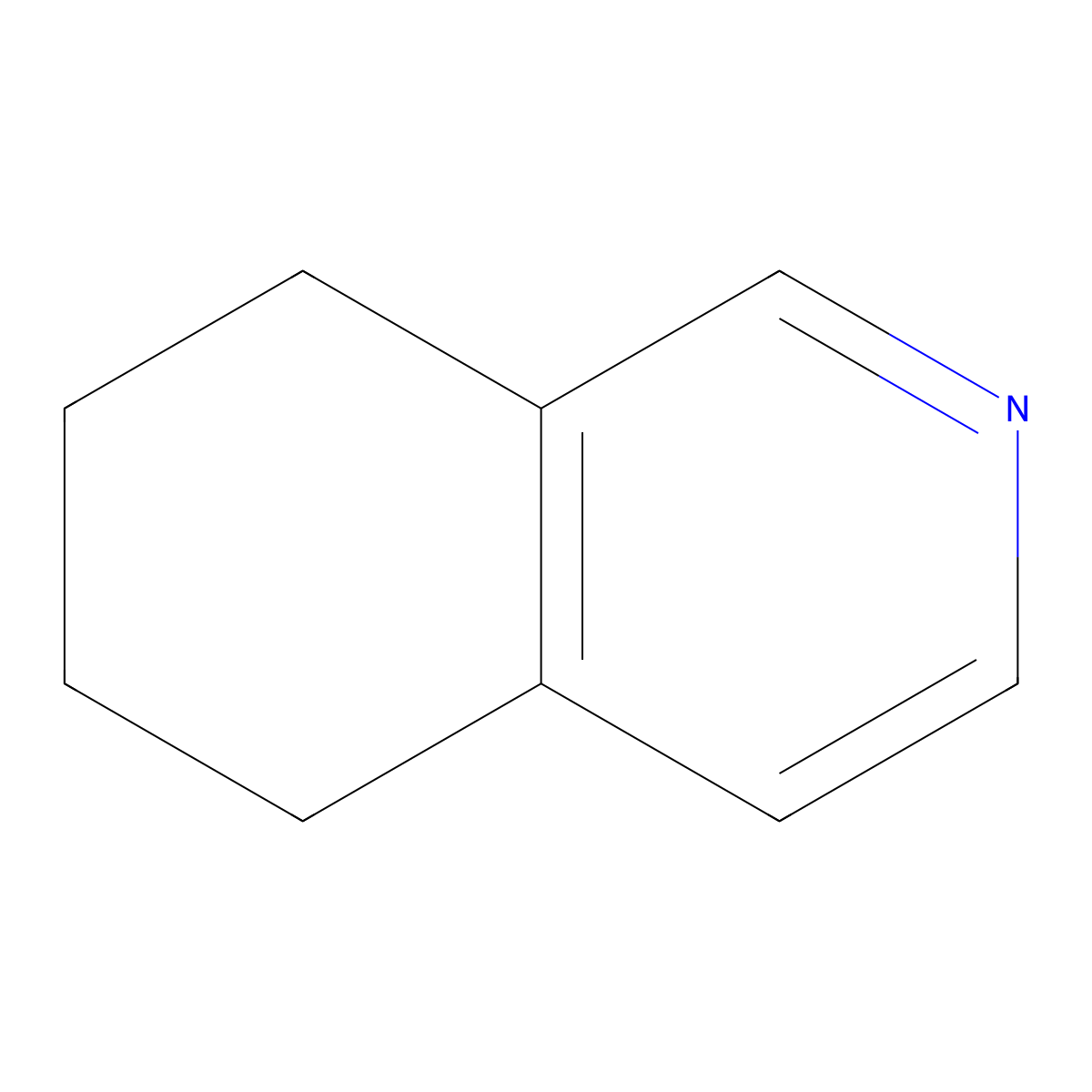 5,6,7,8-Tetrahydroisoquinoline molecular structure, CAS 36556-06-6
