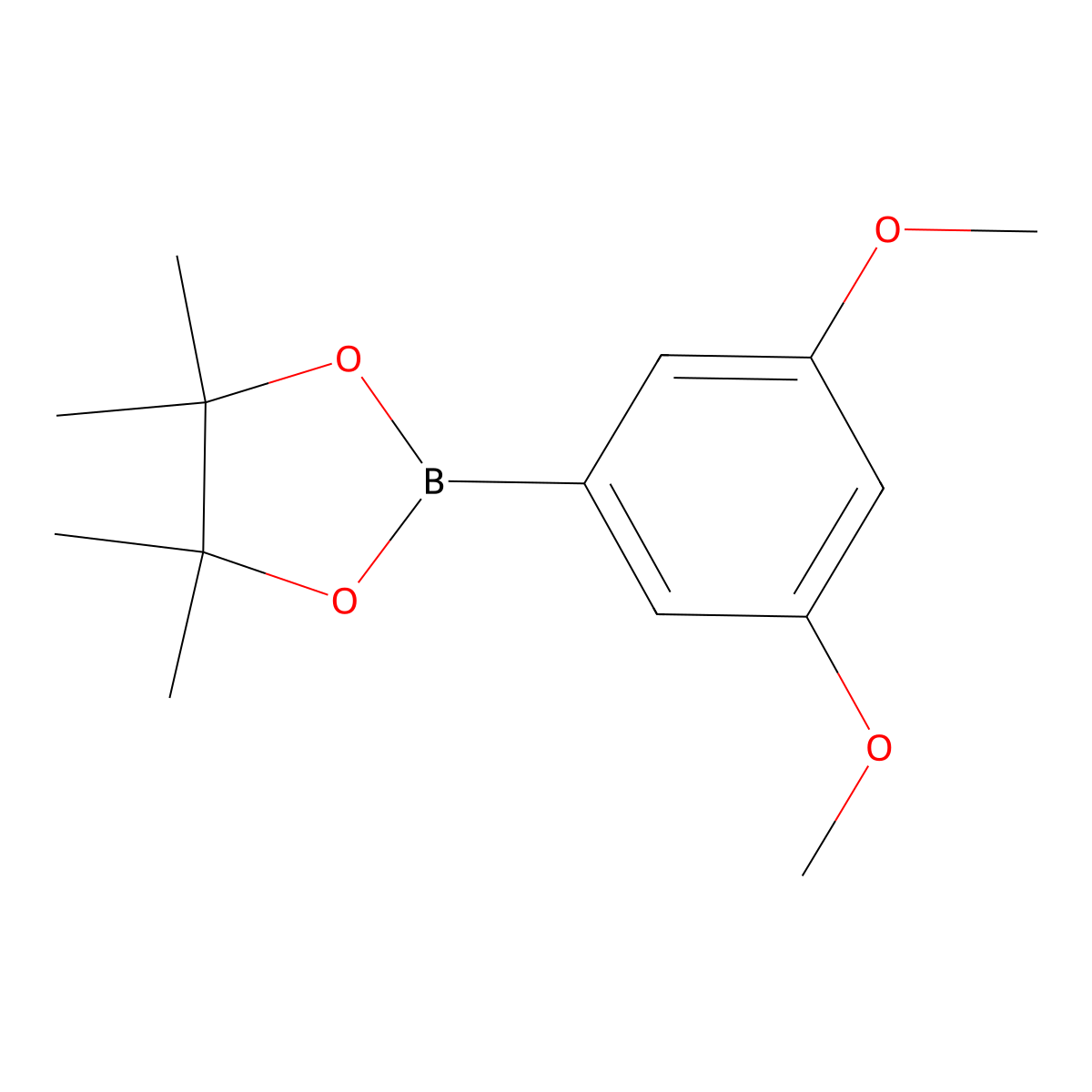 2-(3,5-Dimethoxyphenyl)-4,4,5,5-tetramethyl-1,3,2-dioxaborolane molecular structure, CAS 365564-07-4