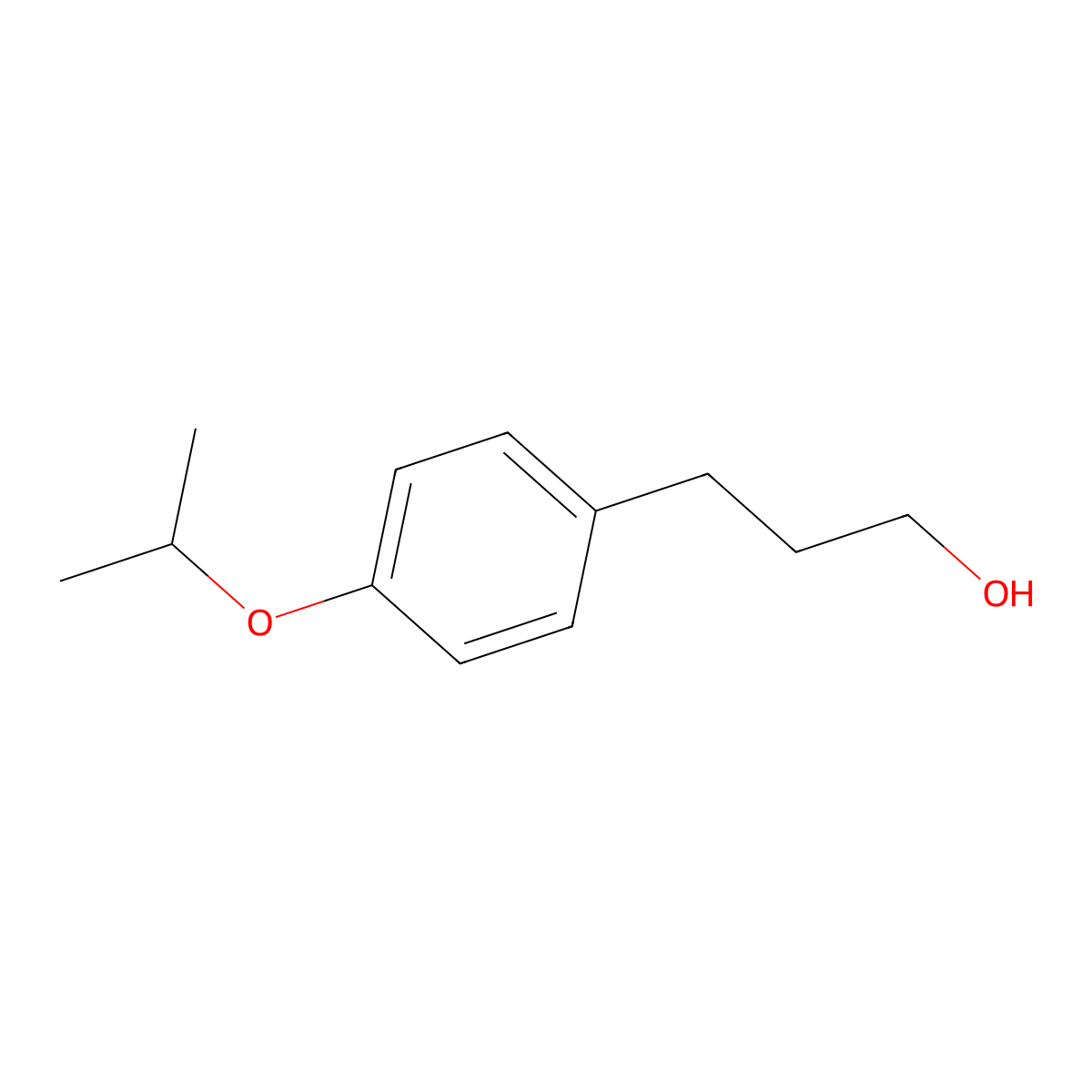3-[4-(Propan-2-yloxy)phenyl]propan-1-ol molecular structure, CAS 365572-36-7